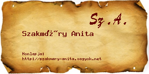 Szakmáry Anita névjegykártya
